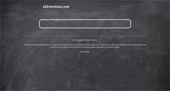 Desktop Screenshot of abbrevations.com